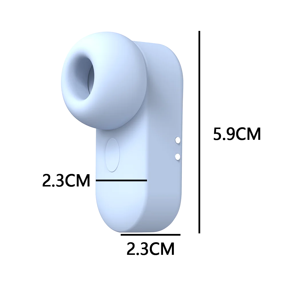 Factory Direct Selling Headphone Shape Vibrator 5 Frequency Sucking 5 Frequency Vibration IPX7 Hidden Sensual Vibrator