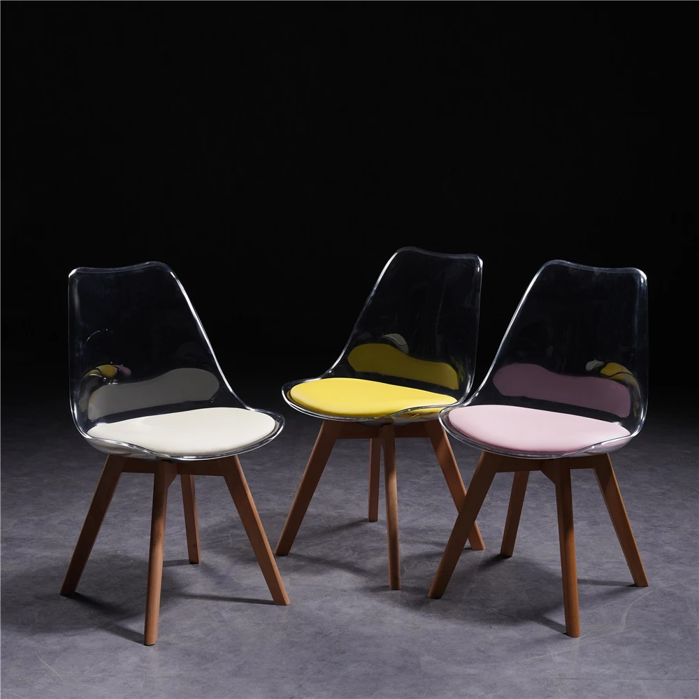 Королевский прозрачный акриловый стул с отверстиями и короной