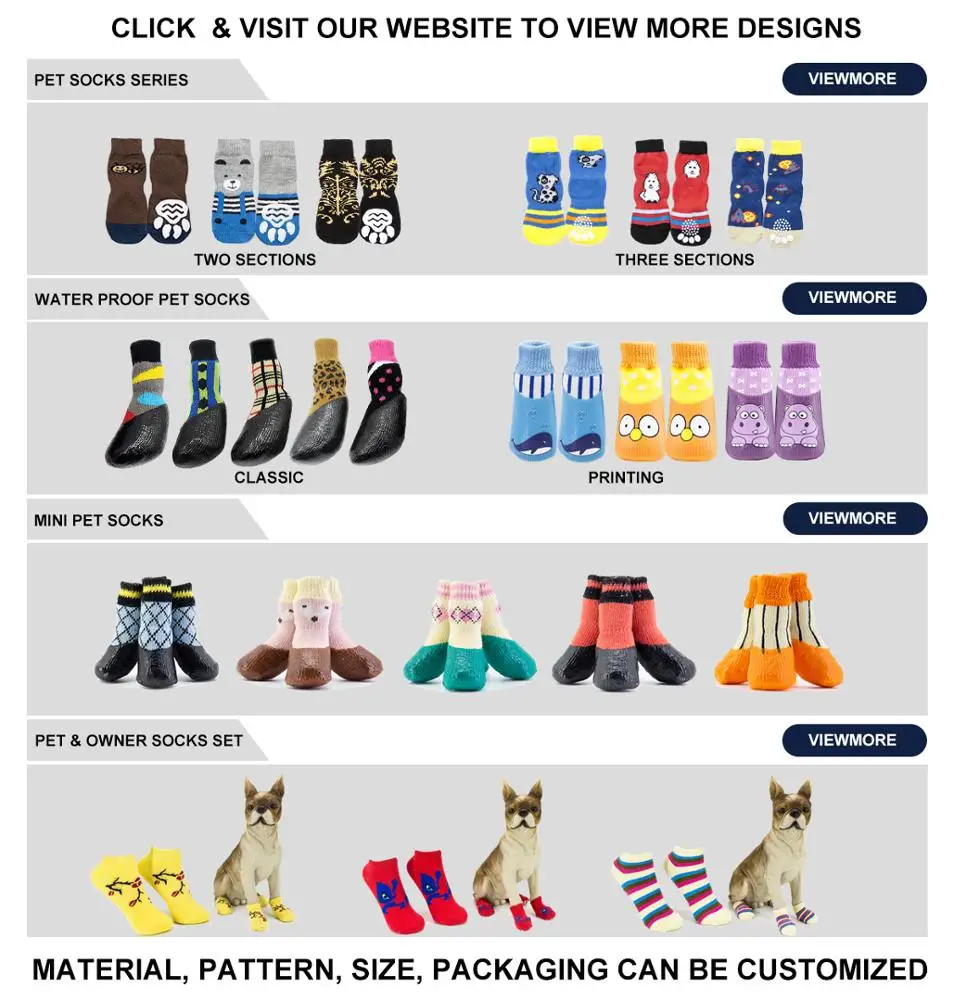  custom waterproof socks pet face dog photo on