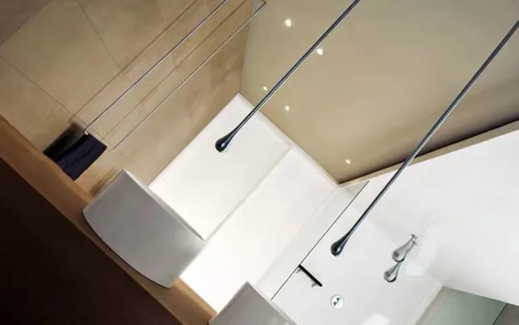 
kaiping Matt black wash basin faucet wall mounted faucet handle ceiling mount faucet bathroom tapware basin mixer 