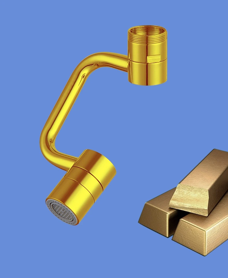 Hot new 1080 degree robotic arm universal faucet companion single-mode dual-mode outlet multi-function extension nozzle