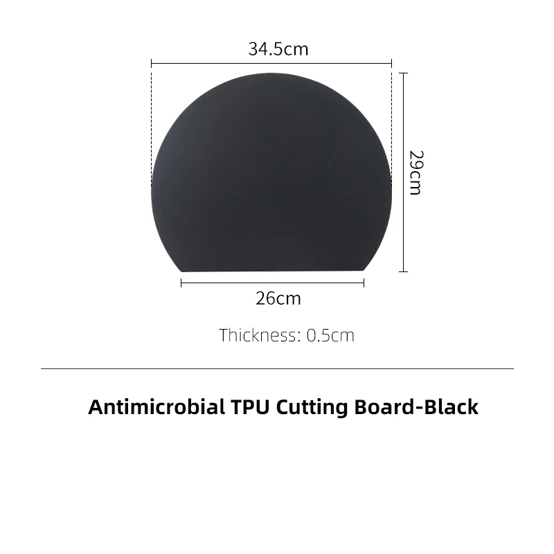 SHIMOYAMA Self-supporting TPU Chopping Board Dishwasher Safe Scratch Resistant Flexible Cutting Boards for Kitchen