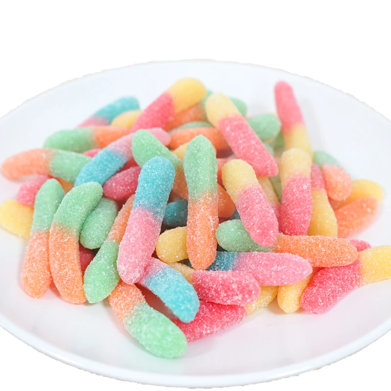 Manufacturers Wholesale Candy OEM fruity flavor halal soft sweet jelly gummy candy  in bulk cheaper prices