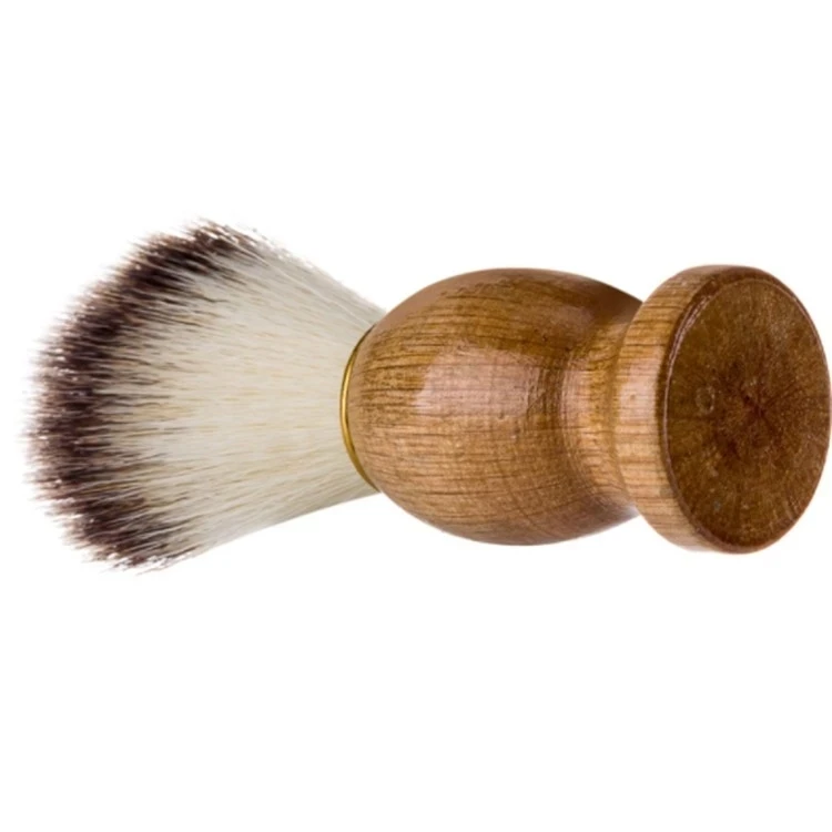 
Cosmetics Tool Wood Handle Soft Boar Bristle Hair Men Makeup Beard Shaving Brush 