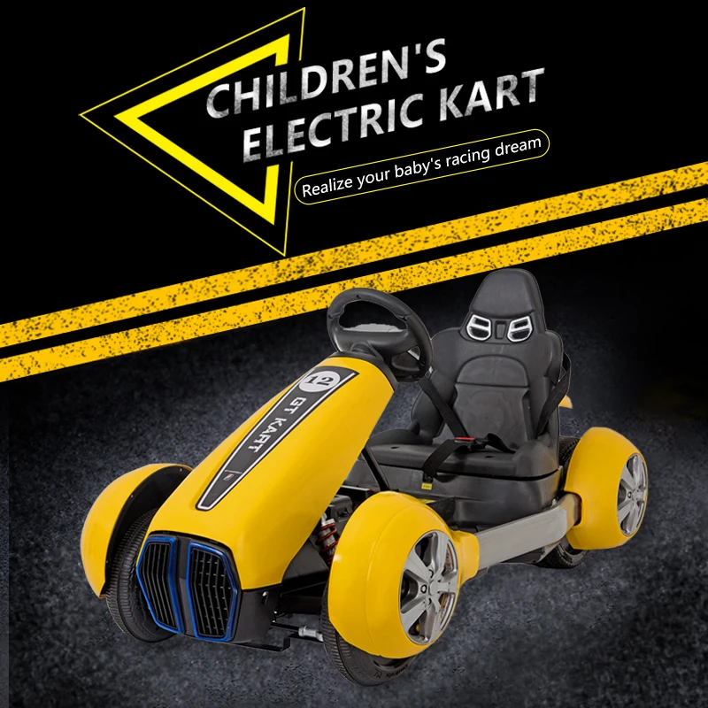 Популярный Электрический Go Kart детей перейти в корзину/детскй 4-колесный Байк способный преодолевать Броды скутер с мигающим светом и