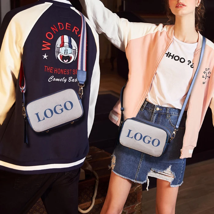 Custom Logo Brand Purse Handbags Pu Leather Mini Cross Bags Shoulder Cross Bags Women Handbags