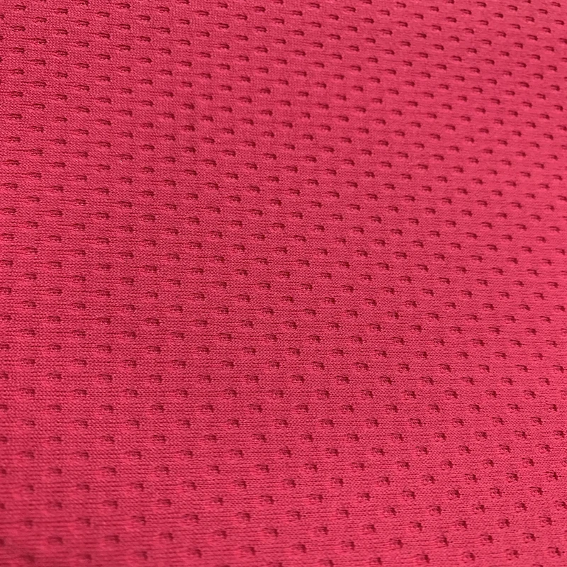 
Exquisite craftsmanship jacquard breathable soft recycled polyester mesh fabric 