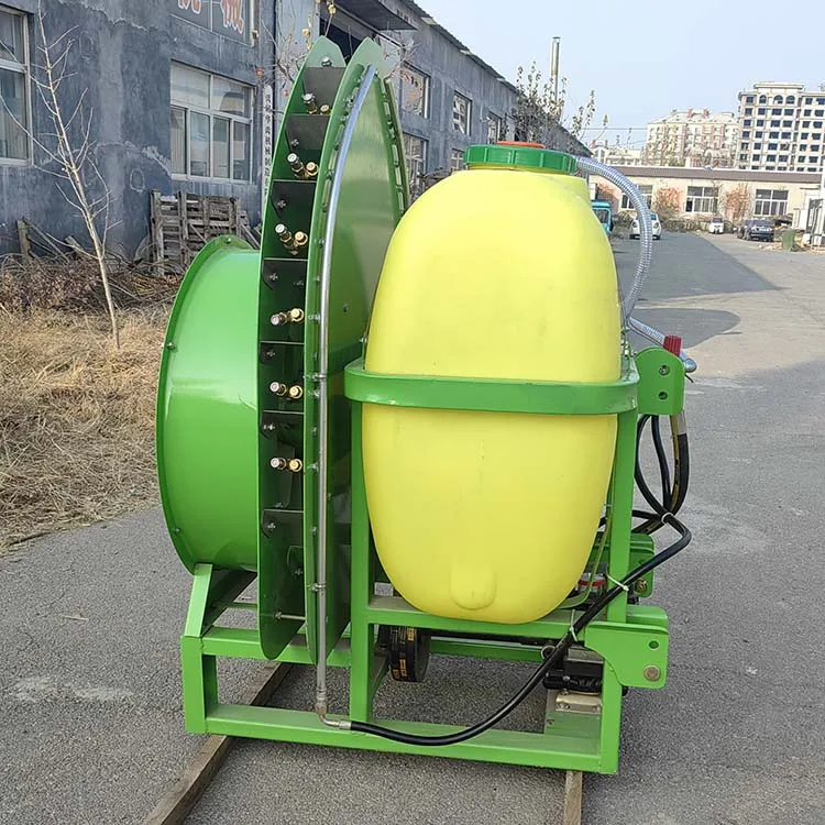 Fog machine tractor mounted PTO driven diaphragm pump orchard sprayer hanging air sprayer