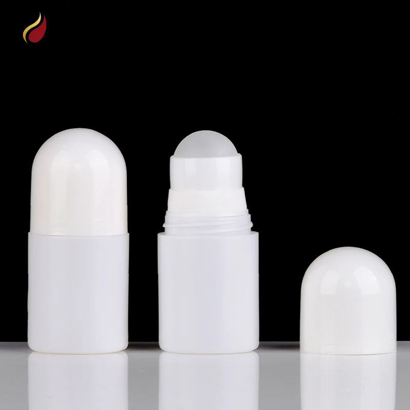 Plastic PE Ball Roll-On Bottle Wholesale 45ml Roll-On Applicator Gel Essential Oil Antiperspirant Empty Rollerball Bottle