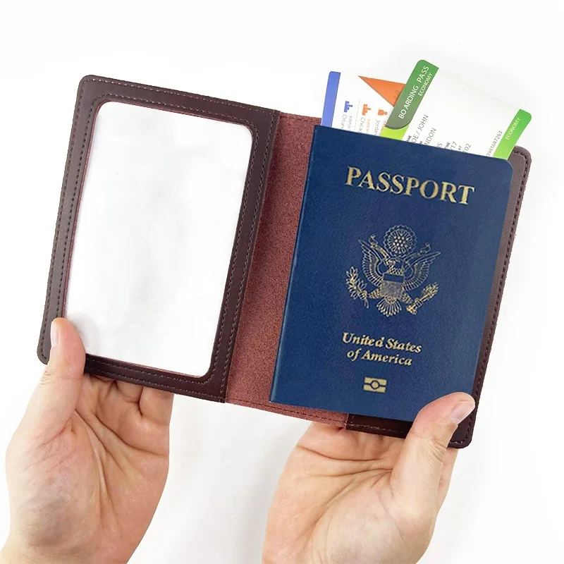cotton  passport holder bag waterproof  sublimation passport cover blanks travel accessories 2023