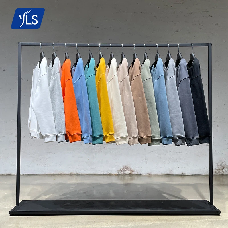 YLS Wholesale Crewneck Sweatshirt Clothings Men Hoodie Plus Size Pullover Custom Logo 2023 New Sublimation Mens Big Hoodie