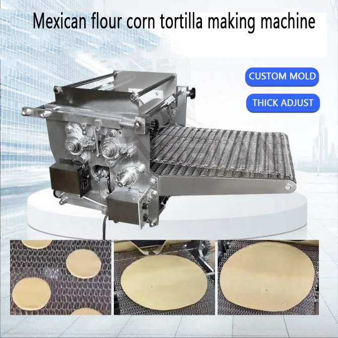 Automatic Chicken Breakfast Taco Wrap Crisp Press Burrito Maker Machine Grain Product Making Machine for Pita Tortilla Wrapper