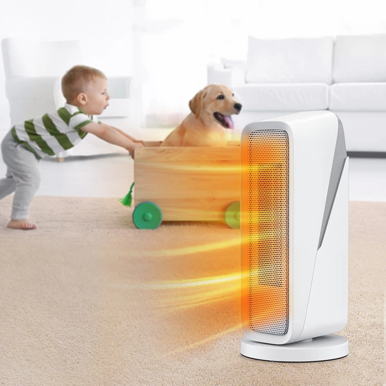 Customizable 1500W Shaking Wifi App Control Room Desktop Space Heating Electric Fan Heater