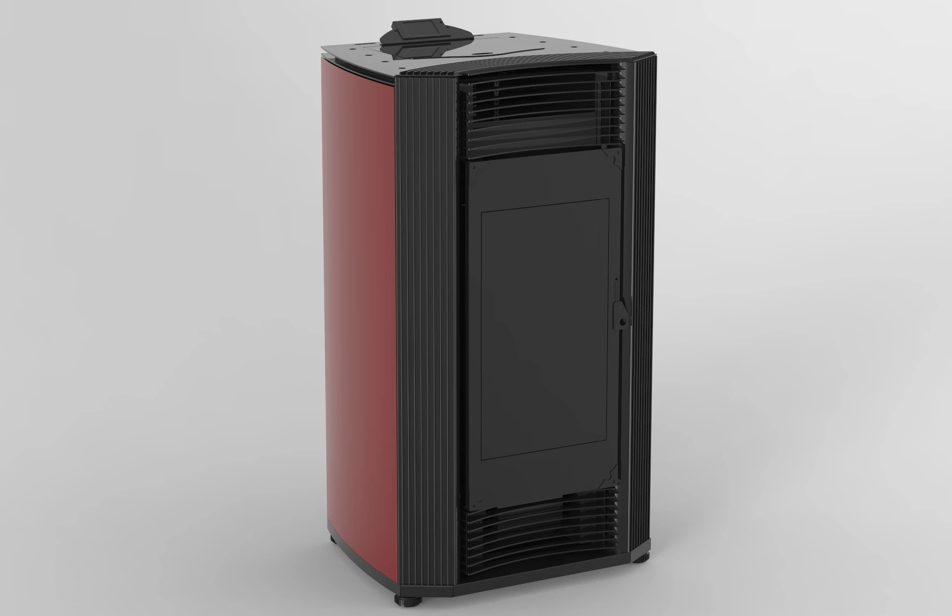 ECO-friendly Quiet and Efficient WIFI control panel Steel hydro Pellet Stove Fireplace Heater Radiator connection