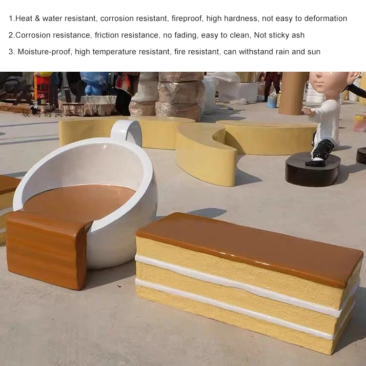 Modern Outdoor Coffee Cup Chair Cake Table Set Commercial Furniture Chairs for Restaurant/coffee Shop
