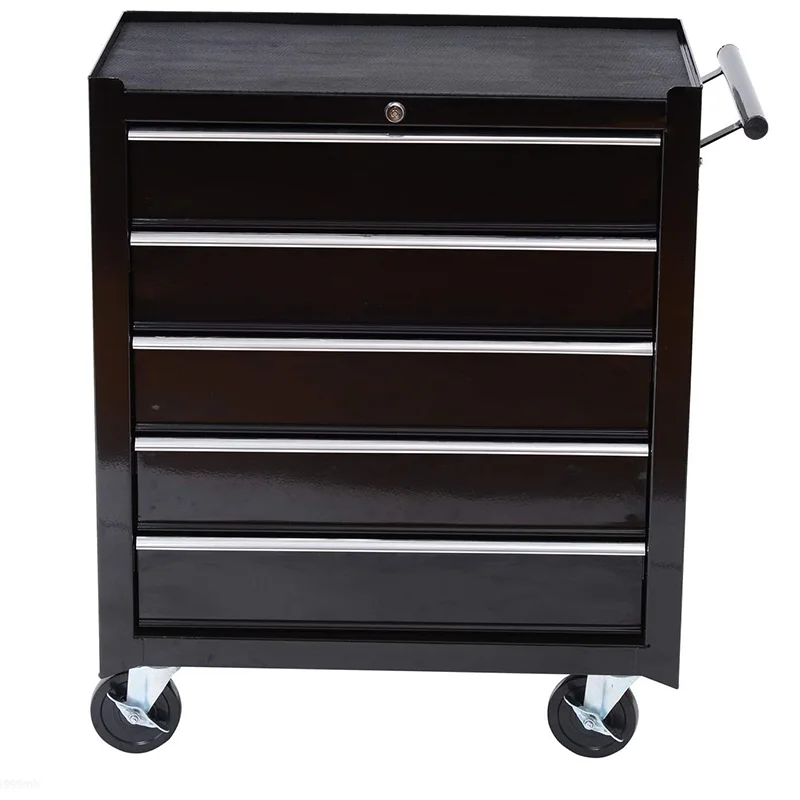 Professional 5-Drawer Cabinet Maintenance Tools CE Certified Metal Steel Iron Roller Tool Box Workshop Garage Tool