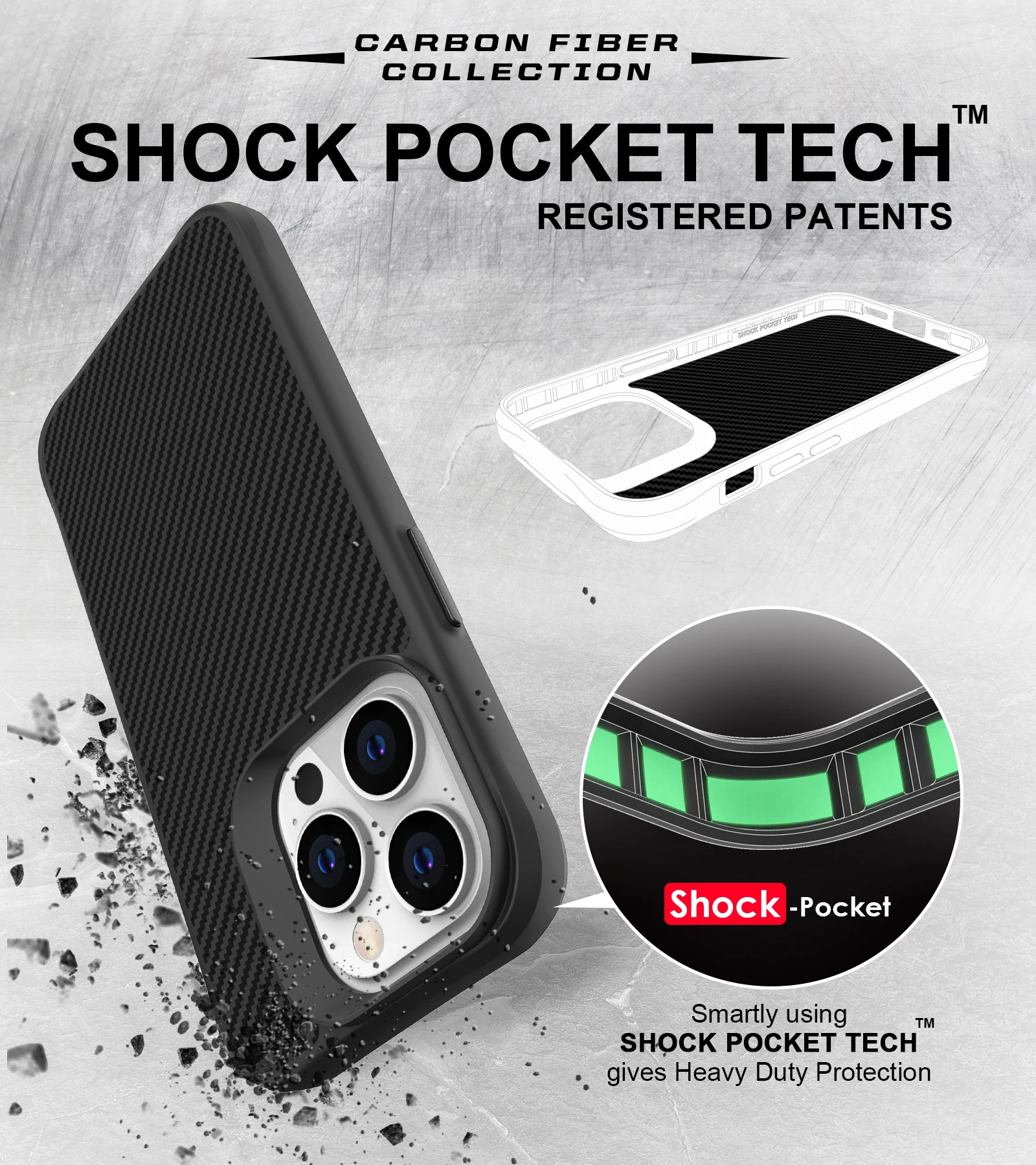 2022 New Arrival Anti shock Phone Back Cover Carbon Fiber Cell Designer Phone Case For Iphone 14 14 Pro Max In Stock