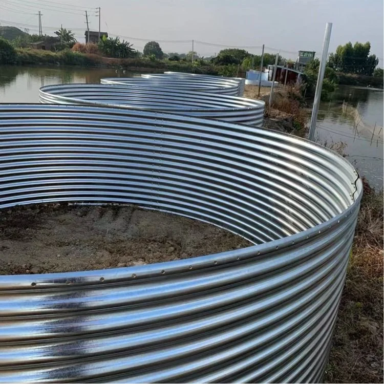 Recirculating Aquaponic Biofloc Aquaculture Tarpaulin Tank Equipment Fish Farming System Above Ground For Aquaculture