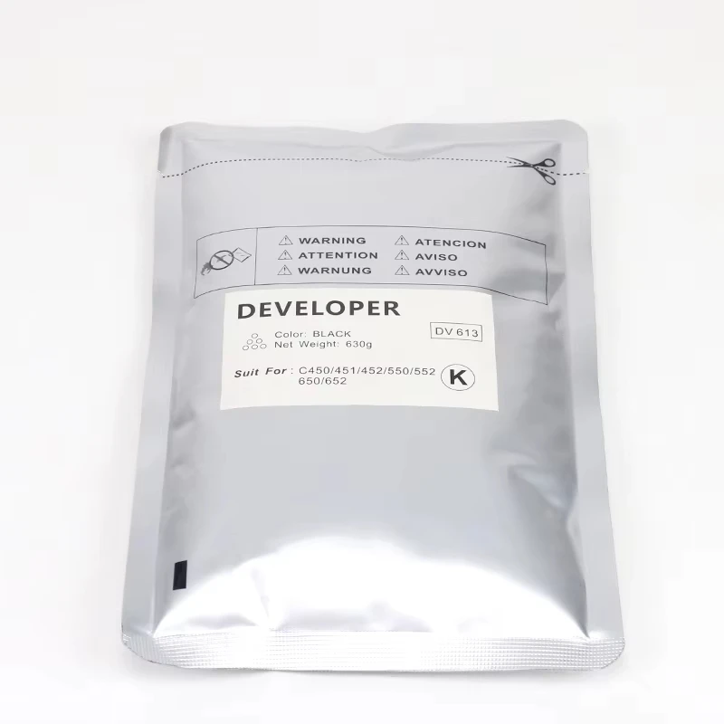 DV 613 совместимый порошок разработчика носителя для Konica Minolta Bizhub C452 C451 C652 C550 C650 C552 502 552 602 65271hc