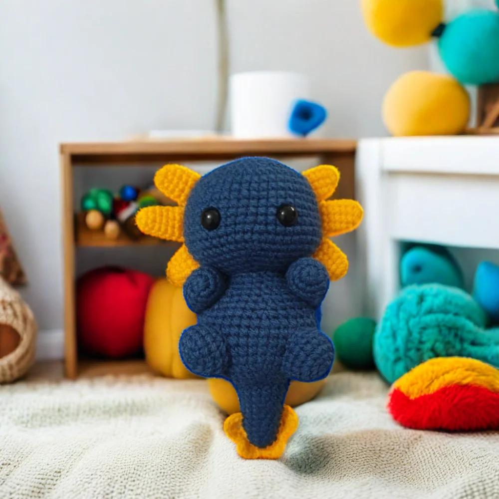 100% Cotton Handmade Amigurumi Pattern Stuffed Animal Toy Soft Knitting Unisex Baby Gift with PP Cotton Filling