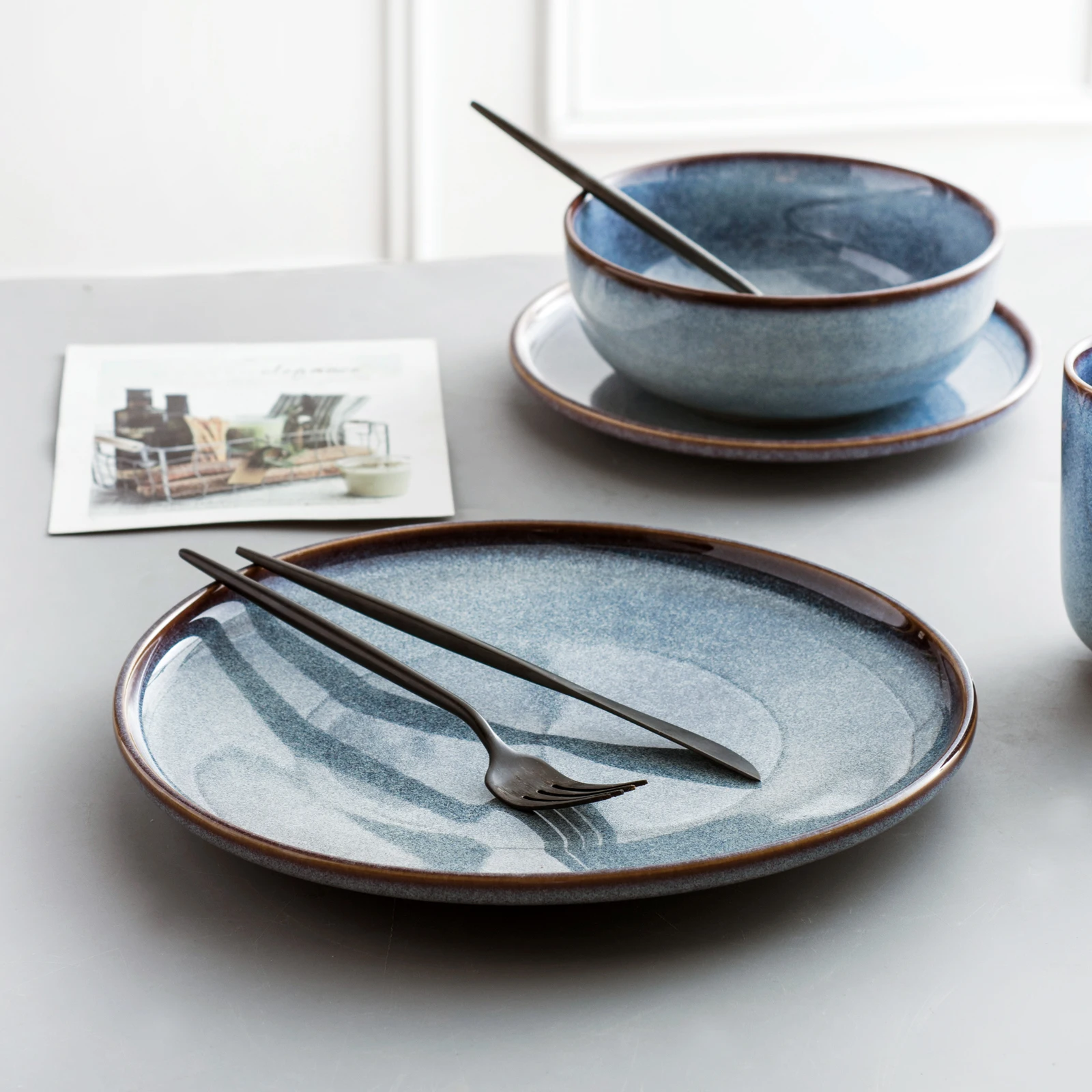 2023 Best Selling Ceramic Dinner Tableware set Nordic Style ceramic porcelain dinnerware set With Big Discount