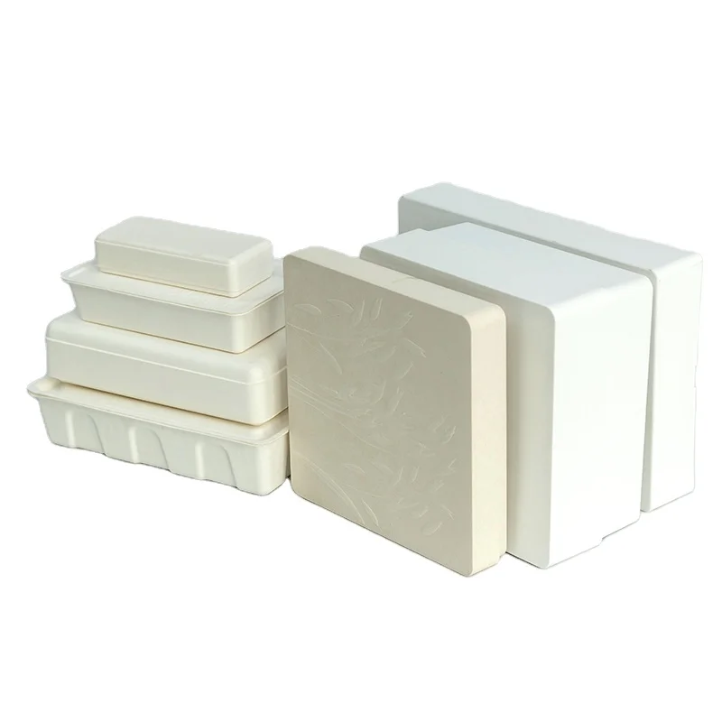 Cardboard Cosmetic Perfume Packaging Boxes Gift Box Molded Pulp Pizza