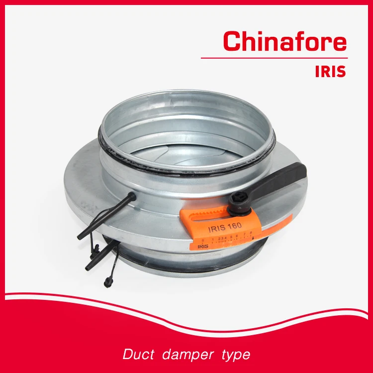 Ventilation Volume Control Damper IRIS Damper for Round Air duct ventilation accessories DAMPER