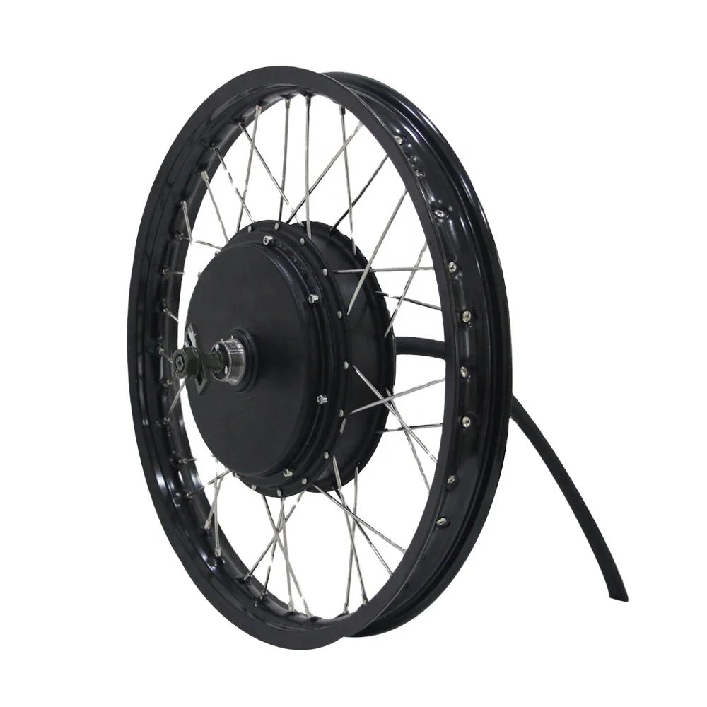 QSMOTOR 19X1.6inch/18inch/17inch Rear Wheel 3kw Spoke Hub Motor With SVMC72150 Controller For High Power Electric Bicycle