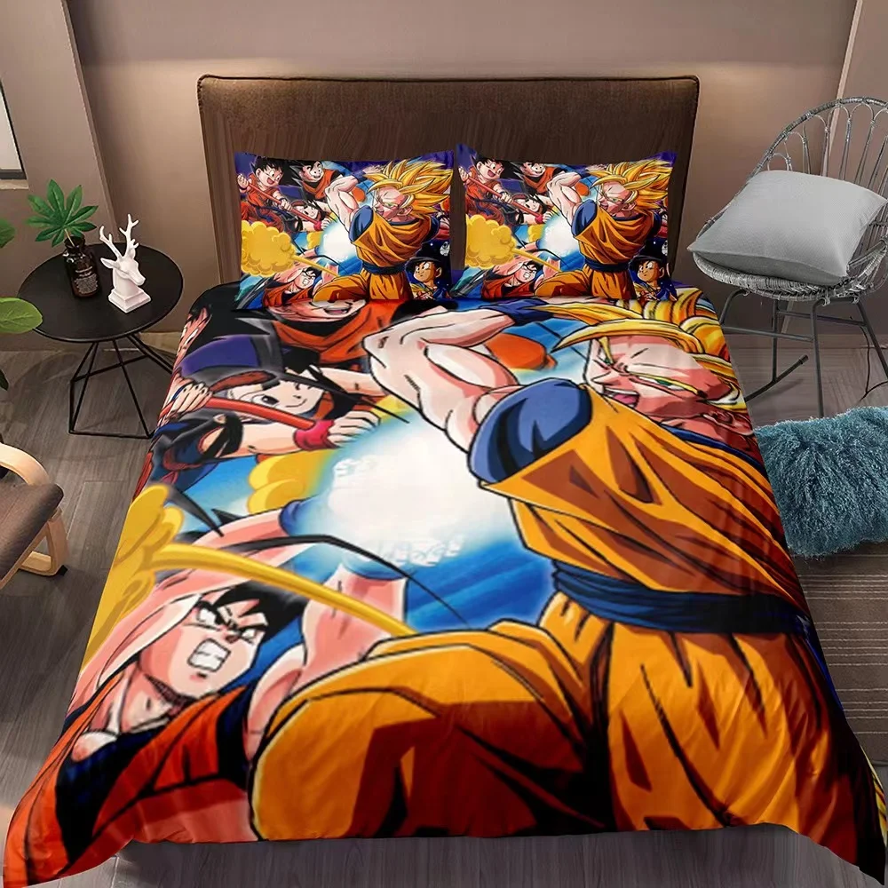 Newest Best Selling 3D Digital Printing Cartoon Polyester Sheets Quilt Covers Bedding