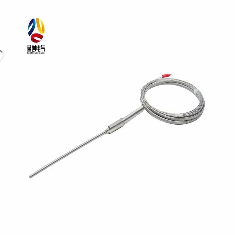 Waterproof room oil pt 100 thermocouple k-type exhaust small temperature sensor