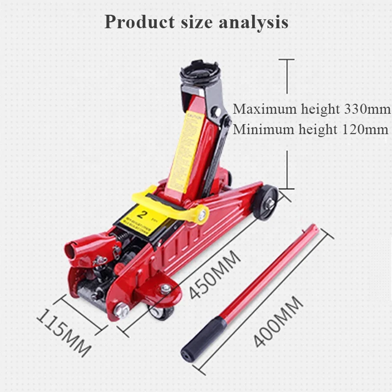 small jacks tool porta power crane 2 ton long ram manual hydraulic jack