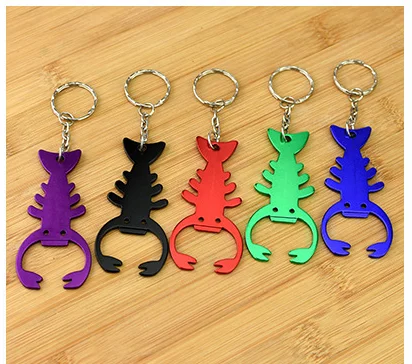 New Arrival Sublimation Coated Blank Custom aluminum Bottle Openers  Beer Bar Metal bottle opener keychain