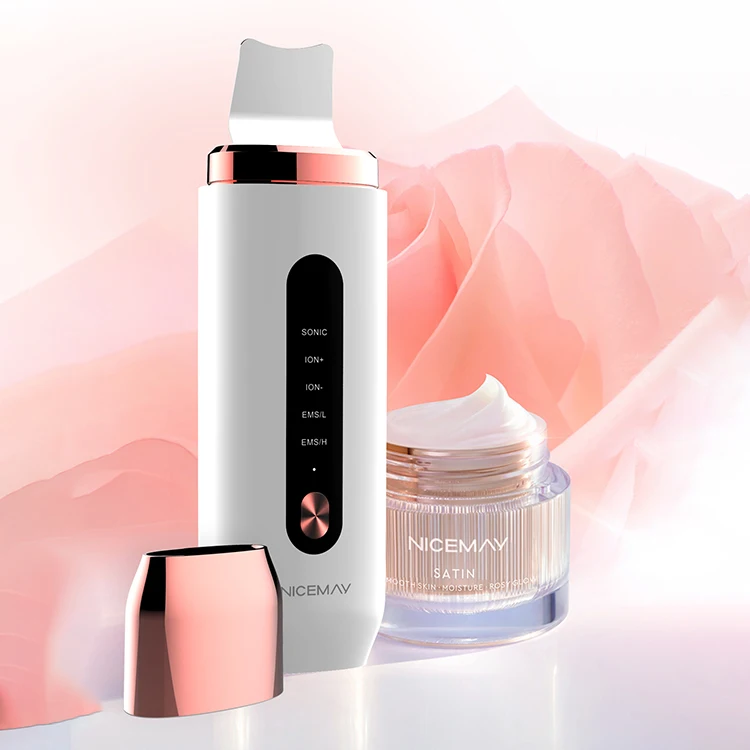 Portable Electric Facial Dead Skin Peeling Machine Professional Face Cleaning Spatula Ultrasonic Skin Scrubber