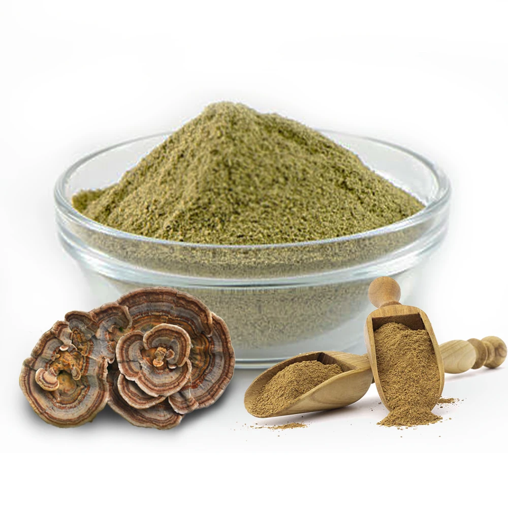 Organic Turkey Tail Mushroom Powder Natural Mushroom Supplement, Contains PSP and PSK, Pet Friendly