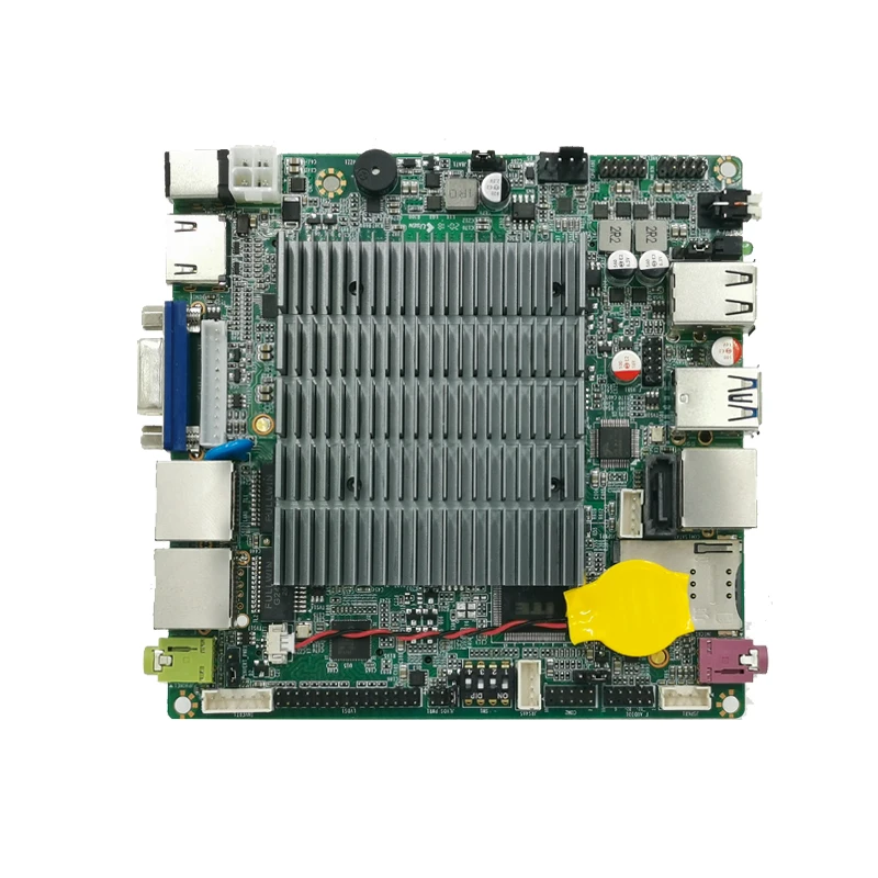 Nano j1900 DDR3 DC-12V nuc fanless cpu motherboard  mini computer industrial fanless mini pc motherboards
