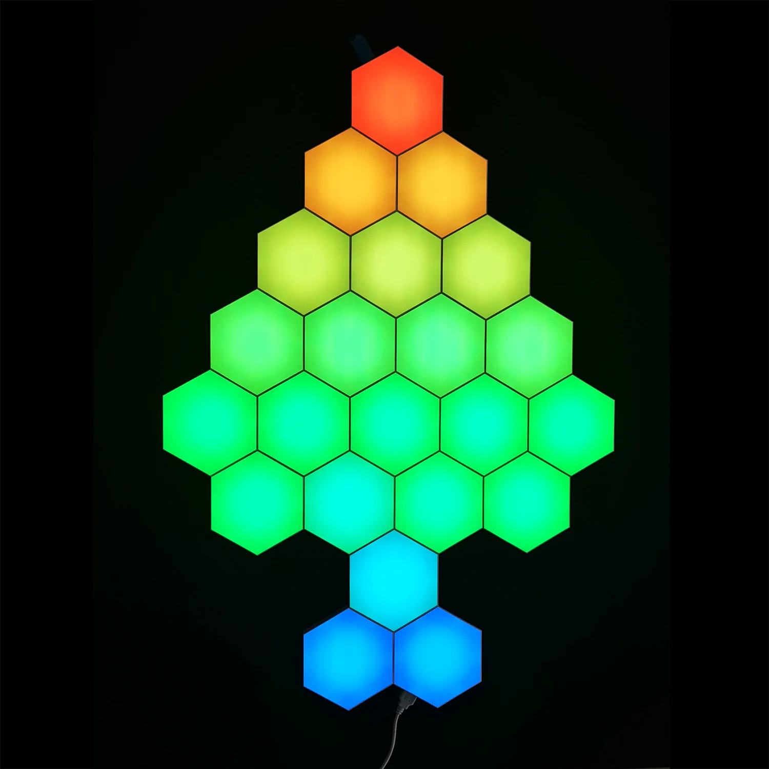 Decoration Lights For Room Touch Sensitive IR Remote Controlled Night Lights Honeycomb Quantum Light Game Room Accessories