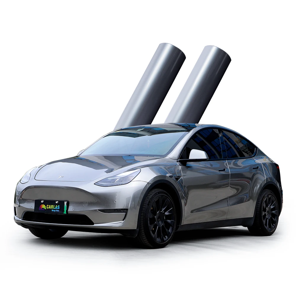 CARLAS Latest Upscale Colorful Choice Car PPF TPU Car Color Changing Film Liquid Matte Grey Silver wrap film wrapping film