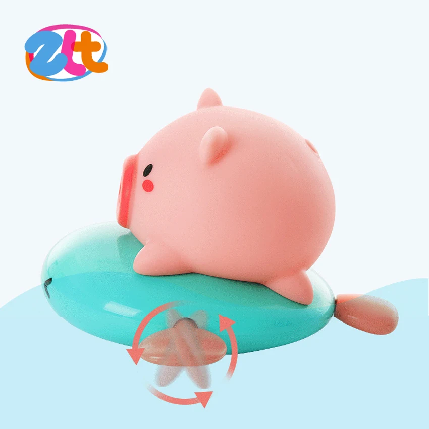  Новый дизайн мультфильм Милая свинья Ванна игрушка для