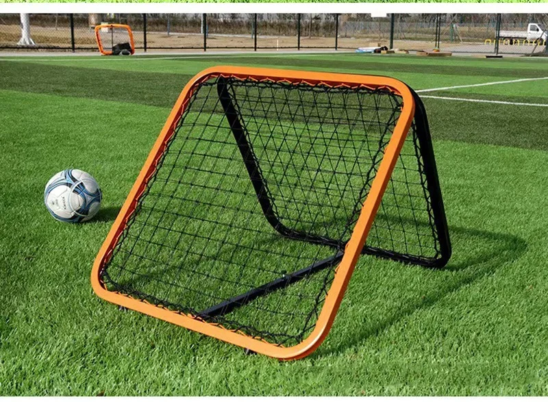 Training Equipment Professional Sale Mesh Ropes Kids Foldable 8X24 Portable Post Shot Rebound Target Soccer Football Goal Nets
