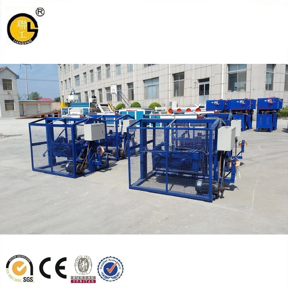 PP Rope Twisting Machine   pp winding machine  Plastic Rope Twisted Twine Spool Winding Machine