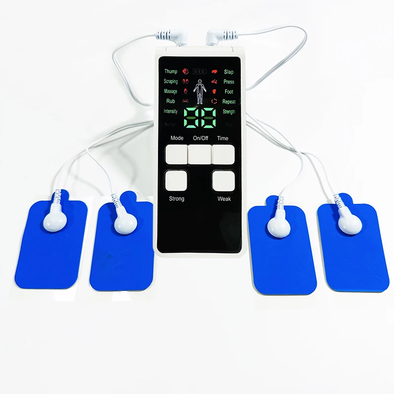 Cheap wholesale household Ems muscle stimulation pad physiotherapy meridian massager neck and back treatment machine