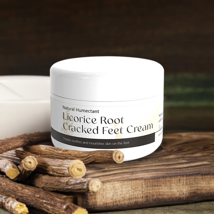 Private Label Moisturizing Hydrates Protect Foot Licorice Root Cracked Feet Cream