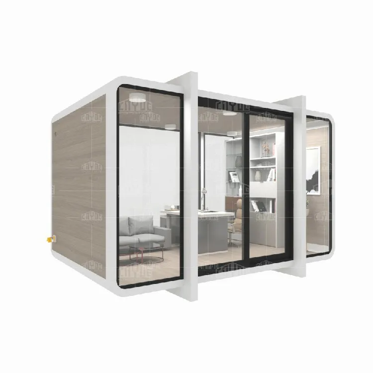 Heat insulation easy assembly prefab house modular tiny houses prefab kit luxury tiny houses tv show with power system for sale