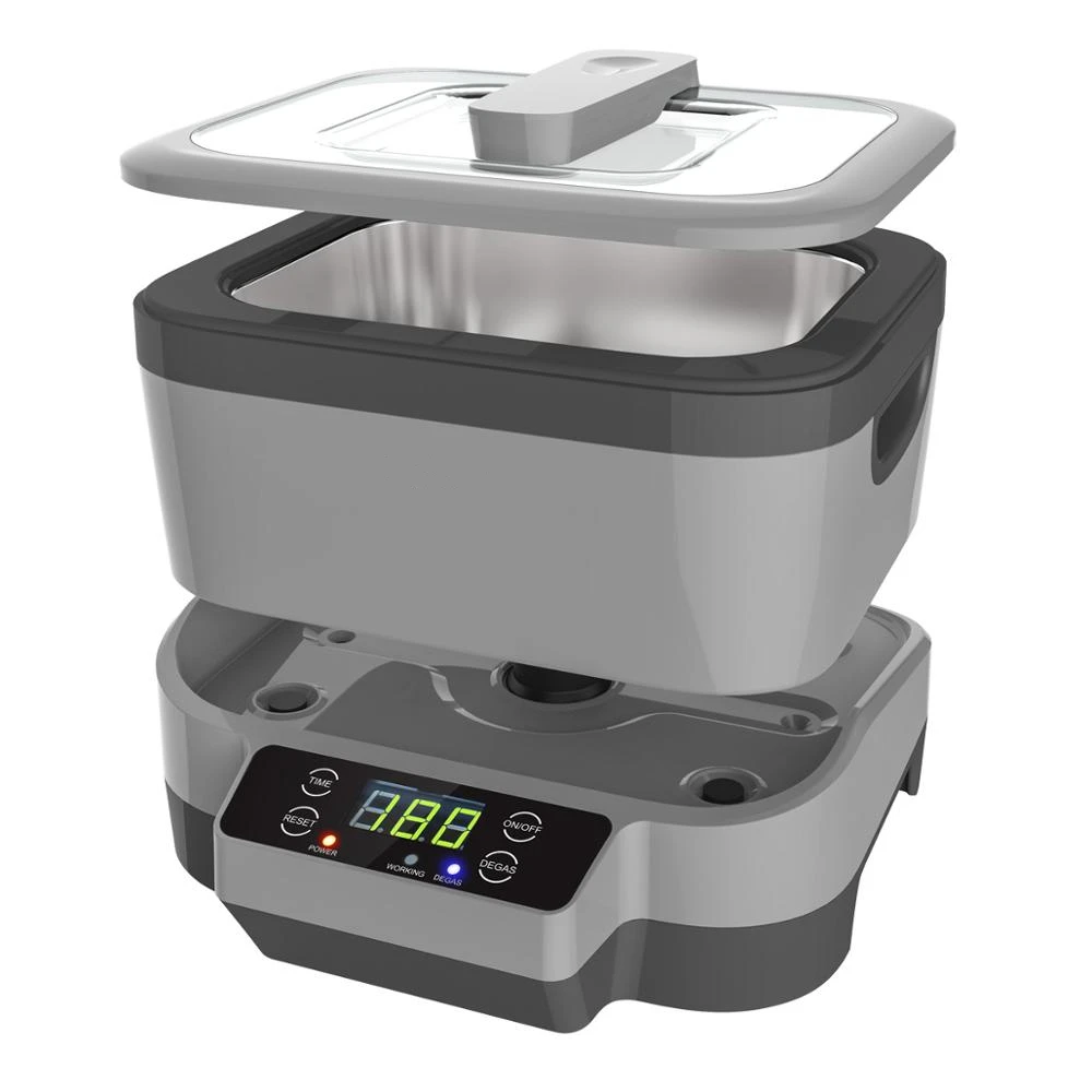 Large Capacity 1200ml Ultrasonic Cleaner Bath Tank Jewelry Cutters Tools Cleaning Vegetables Fruit Washing Machine