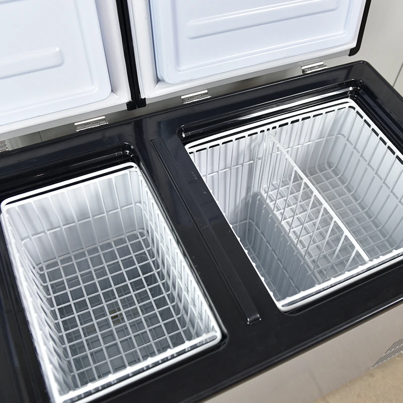 Portable Freezer AC DC For Drink Fruits Vegetables Car Fridge Freezer Dual Zone