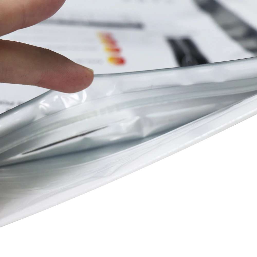 Hot Sale Custom Logo Brand Printing Luxury Unique Biodegradable Drawer Underwear Clothing Packaging bags With Clear Window