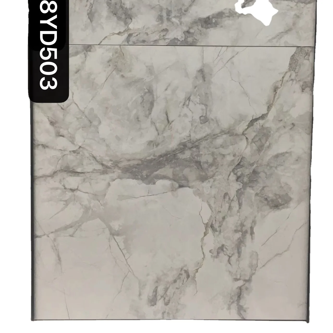 80x80 foshan stock glazed glossy finish nano porcelanato white marble Polished porcelain floor Ceramic Floor Tile