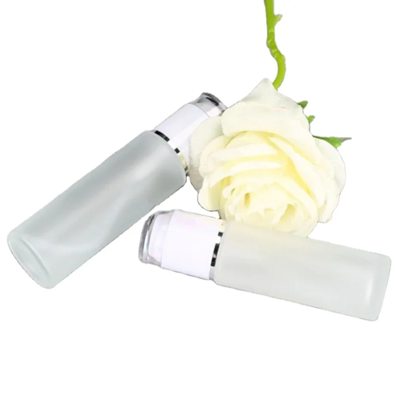 
Skin Care Frosted Bottle Packaging Portable Mini Refillable Custom Perfume 100ml Glass Spray Bottle 