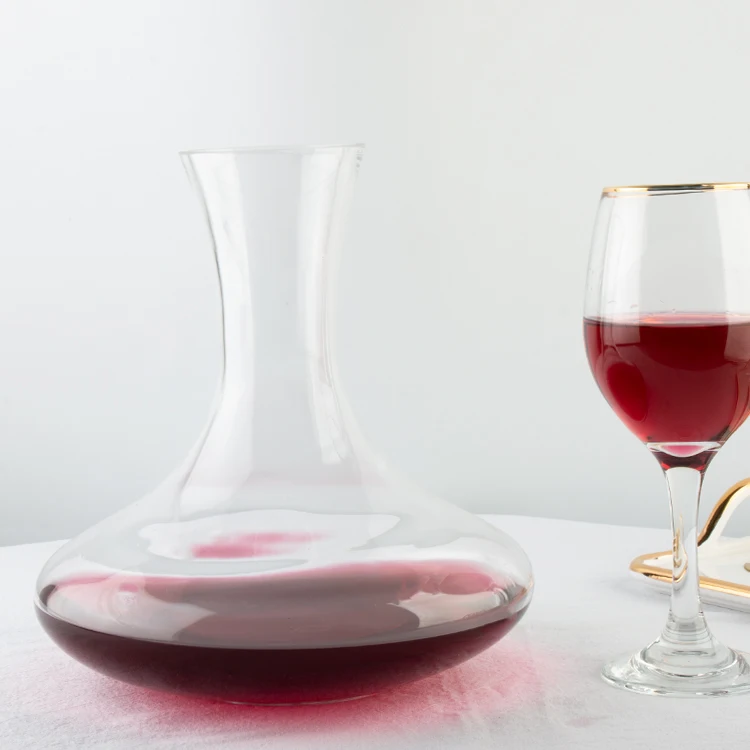 hotel home wholesale factory price 1.5L red wine decanter glass decanter bottles