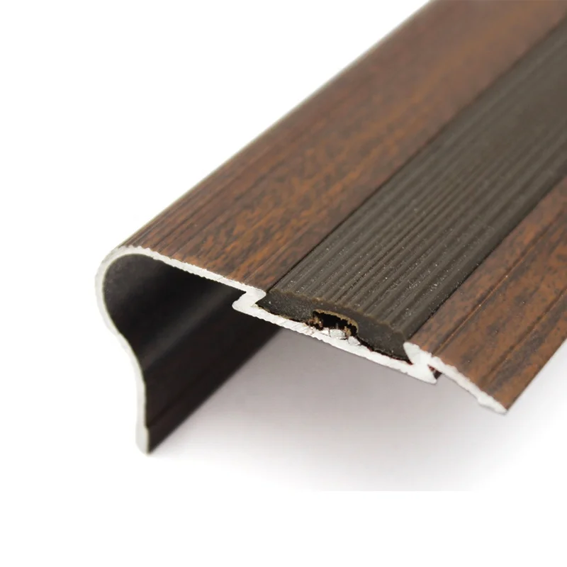 Stair Protector Metal Step Edge Laminate Flooring Aluminum Stair Nose